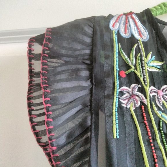 Beaded and Embroidered Not So Serious Dress from Anthropologie - Picture 6 of 16